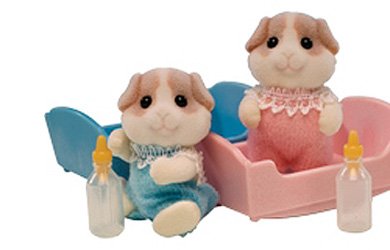 Childrens Toyshop  Toys : Sylvanian Families Guinea Pig Baby