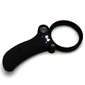 Lupe Leselupe mit 2.5x/25x/55x-Facher vergr�sserung und LED in Schwarz
