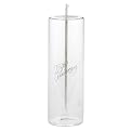 25th Anniversary Oil Candle - Clear/ Silver