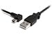 StarTech.com Mini USB Cable - A to Left Angle Mini B - 3 feet (USB2HABM3LA)