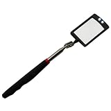 Produkt-Bild: Teleskop Inspektionsspiegel mit wei&szlig;e LED 84x52 mm 87 cm &Uuml;berwachungsspiegel
