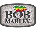 BOB MARLEY - Logo - Hammered Nickel Finish Belt Buckle