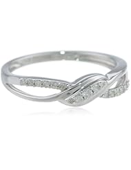 10k White Gold Diamond Ring (1/6 cttw, H-I Color, I1-I2 Clarity)