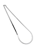 Nickel Free Sterling Silver 4mm Herringbone Italian Chain Necklace