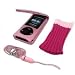 New 5th Generation Nano Pink Flip Case & Pink Sock Cover For the New Apple iPod 5G Nano (with Camera Sep 2009) 8GB & 16GB
