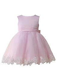 Girls Satin/Tulle  Lace   Ball Gown Flower-Girl Dress/Pageant Dress  With a Bow(s)