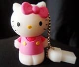 8GB Cute Pink Hello Kitty Style USB flash drive with Keychain