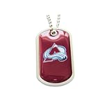 Colorado Avs Avalanche Dog Tag Necklace Charm Chain