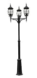 Grand-Chef Triple lampadaire extérieur avec 5 ans de garantie anti-corrosion - HL012814 Image du produit