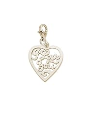 Rembrandt Charms I Love You Charm with Lobster Clasp