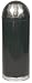 Marshal Steel Waste Container, 15 Gallon, Black, self-closing door, Round RUB962600BLA