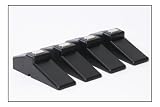 Duffs 4 Pack Hard Rubber Premium Wedge Door Stops