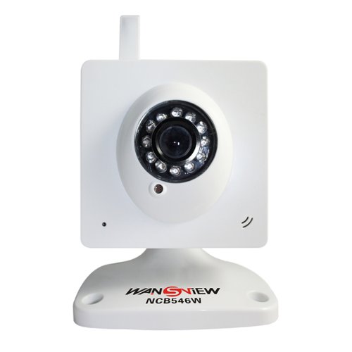 Wansview WiFi IP Network Camera Intercom 8 Infrared LED Night Vision Free DDNS White