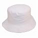 Kids Cotton Bush Bucket Sun Hat White Ref: C58W_s-1