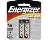 ENERGIZER BATTERY INC. E91BP-2 BATTERY, ENERGIZER MAX, AA 2 PK.