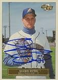 Shawn Estes, Bellingham Mariners - Mariners Affiliate, 1993 Fleer Excel Autographed Card