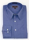 Roberto Villini Non Iron Big & Tall French Blue Point Collar Oxford Dress Shirt