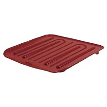Rubbermaid L3-1180-MA-RED Antimicrobial Small Drain Board, Red