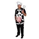 Cow Print Fabric Novelty Apron (polyester) Party Accessory (1 count) (1/Pkg)