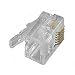 Paladin 9520 RJ12 Modular Plugs WE/SS 6P6C for Flat or Stranded Wire, 10-Pack