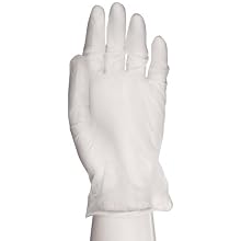 Microflex Derma Free Vinyl Glove, Powder Free, 9.1" Length, 3.1 mils Thick