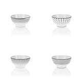 Mikasa Cheers Mixed 5-1/2-Inch Fruit Bowls, Set of 4