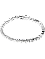 CleverEves 14K Yellow Gold 1 1 2Cttw I1,Gh 7 1 4" Diamond Bracelet