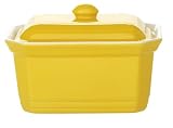 Emile Henry - 35860 - Terrine à foie gras  - Rectangulaire - En Céramique Émaillée - pastis- Dim 16X12 Cm - Contenance 0,6 L