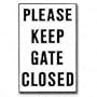 Hy-Ko Products Please Keep Gate Closed Sign 20523