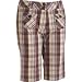 Lija Picnic Plaid Knee Short
