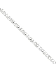 .925 Sterling Silver 4.0mm Round Spiga Chain