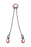 大洋 2本吊 ワイヤスリング 1t用×1m 2WRS1TX1