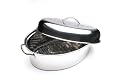 Fox Run 10-Quart Stainless Steel Oval Roaster Set