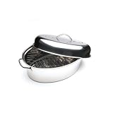Fox Run 10-Quart Stainless Steel Oval Roaster Set