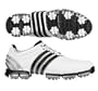 adidas Tour 360 3.0 Golf Shoe (White/White/Black) - White/White/Black 11