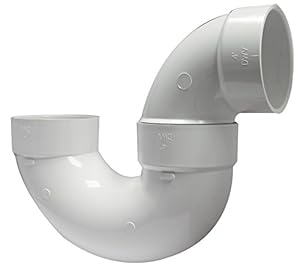Canplas 193204 PVC DWV P Trap SW HXH, 4-Inch, White - Pipe Fittings ...