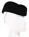 Stewardess Pillbox - Retro Style Hat - Black