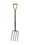 Flexrake CLA106 Classic D Handle Digging Fork with 40-Inch Handle