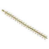 Wyland Whale Tail Bracelet in 14K Yellow Gold