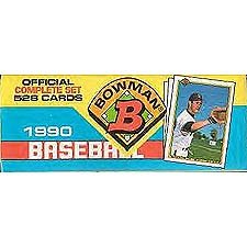 1990 Bowman MLB Baseball Cards Complete Factory Set (528 cards)