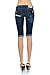 VIRGIN ONLY Women's Slim Fit Stretch Denim Bermuda Shorts