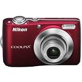 Nikon Coolpix L22 Digital Camera, Red - Refurbished by Nikon U.S.A.