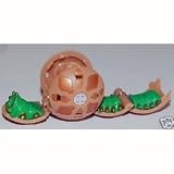 Bakugan Series 2 B2 Bakupearl Single LOOSE Figure Subterra Brown Wormquake 470G