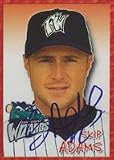 Skip Adams, Fort Wayne Wizards - Padres Affiliate Autographed Card