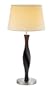 Adesso Helix Tall Table Lamp, Walnut