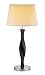 Adesso Helix Tall Table Lamp, Walnut