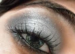 3 Gram Loose Eyeshadow Pigment Eye Lid Powder Color Silver Grey Smokey Slight Shimmer