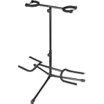 Musician's Gear Double Guitar Stand Black