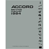 1984 HONDA ACCORD Shop Service Repair Manual Book by Honda