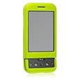 (GREEN) Rubber Hard Case Cover for T-Mobile Google G1 Android Phone Bonus Belt Clip, Screen Protector, Mobile Pouch Package (5 Color Options)